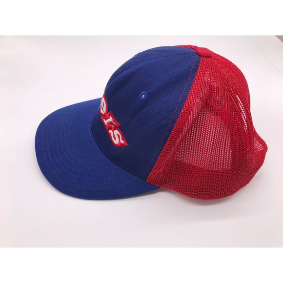 Vintage Reebok Philadelphia 76ers NBA Snapback Trucker Cap - Picture 2 of 7